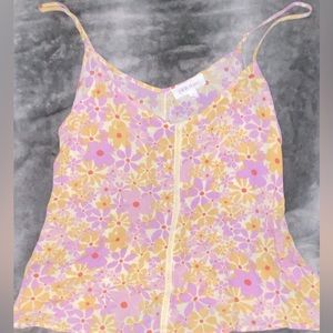 Pink rose, size large top